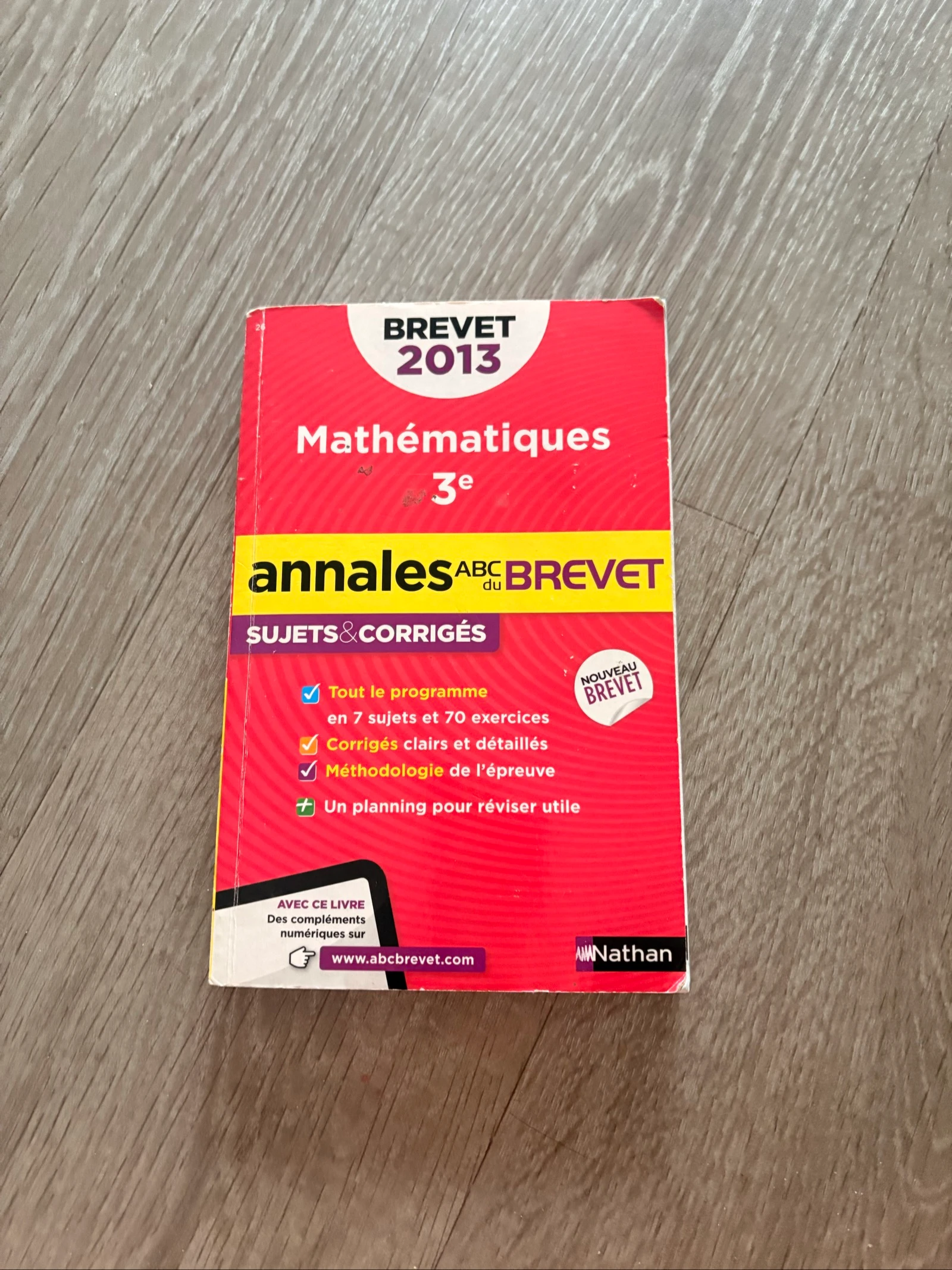 Livre brevet mathématiques